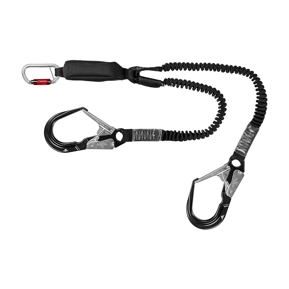 Dây móc chống rơi đôi với giảm sốc: Cresto, Energy Twin-Flex H 140Kg 1302-TF