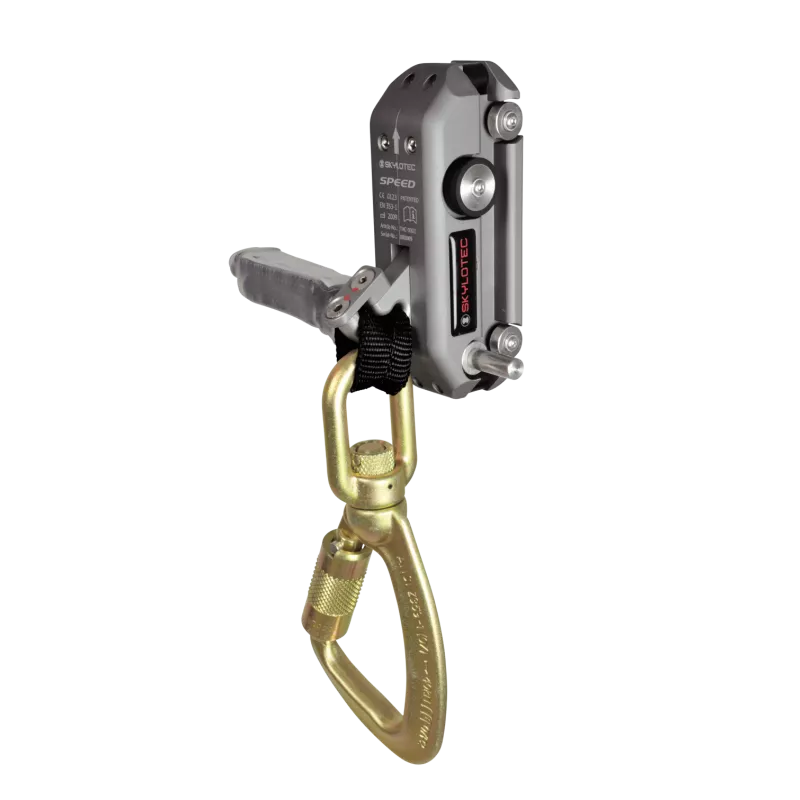 Con trượt rail với bộ giảm sốc: Skylotec TAC-0002