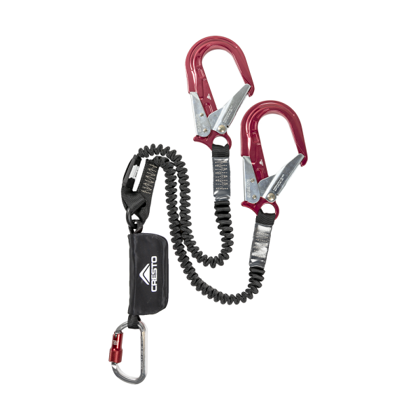 Dây móc chống rơi đôi với giảm sốc: Cresto, Fusion Pro Twin-Flex 1602, 1.8m
