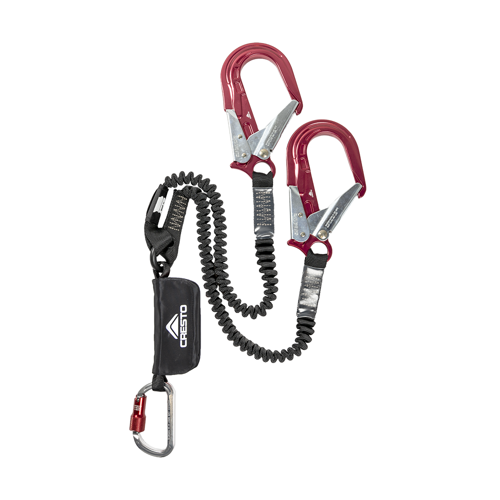 Dây móc chống rơi đôi với giảm sốc: Cresto, Fusion Pro Twin-Flex 1602, 1.8m